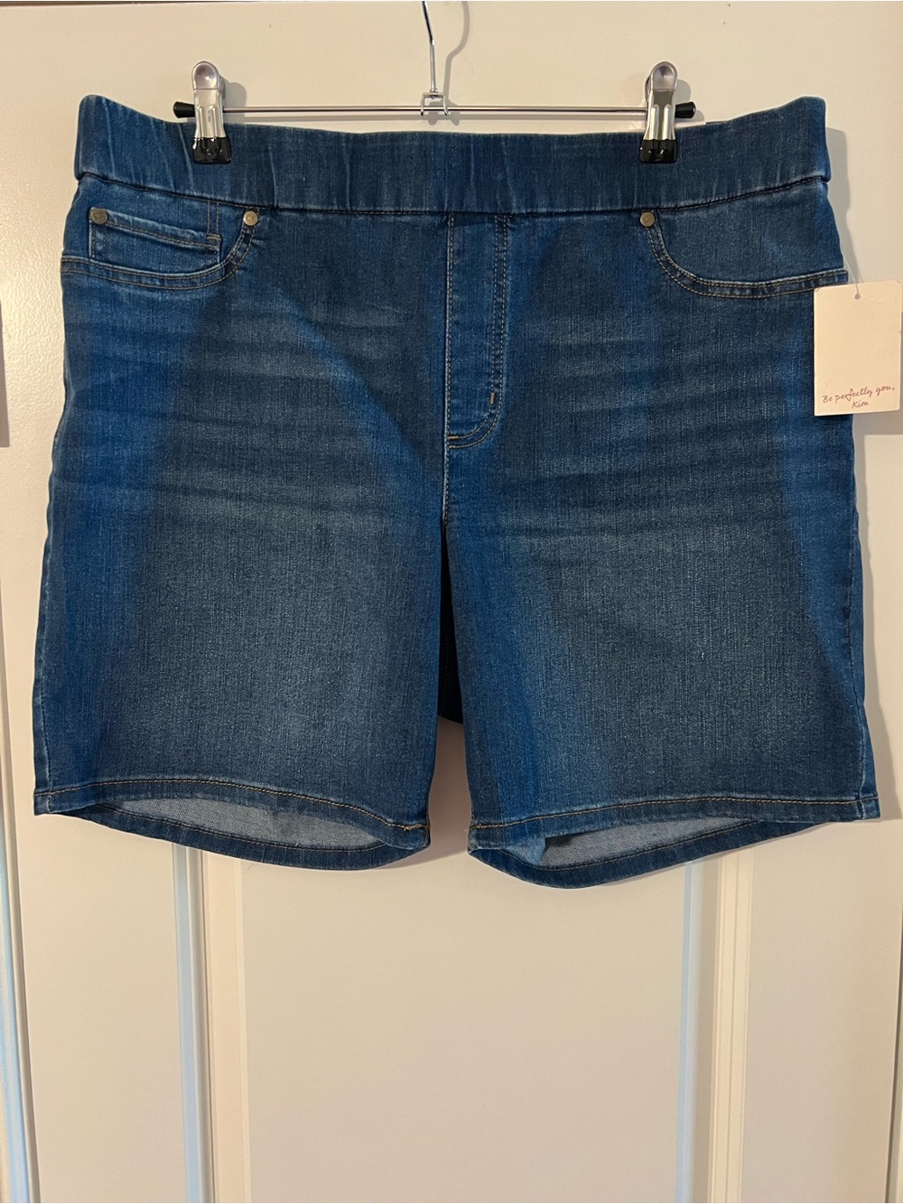 Denim Pull-On Shorts